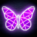 ADVPRO Origami Butterfly Ultra-Bright LED Neon Sign fn-i4080 - White & Purple