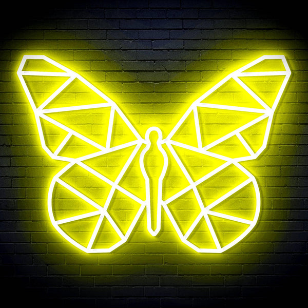 ADVPRO Origami Butterfly Ultra-Bright LED Neon Sign fn-i4080 - Yellow