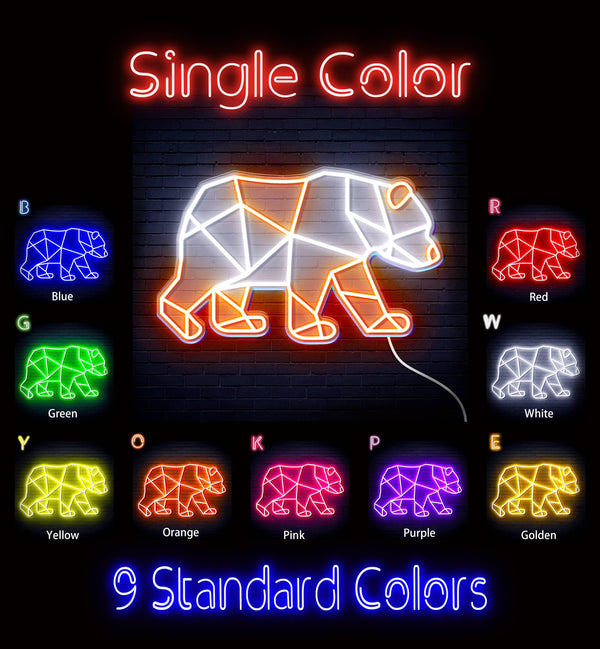 ADVPRO Origami Bear Ultra-Bright LED Neon Sign fn-i4081 - Classic