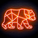 ADVPRO Origami Bear Ultra-Bright LED Neon Sign fn-i4081 - Orange