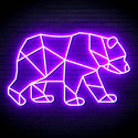 ADVPRO Origami Bear Ultra-Bright LED Neon Sign fn-i4081 - Purple