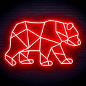 ADVPRO Origami Bear Ultra-Bright LED Neon Sign fn-i4081 - Red