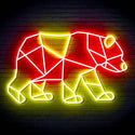 ADVPRO Origami Bear Ultra-Bright LED Neon Sign fn-i4081 - Red & Yellow