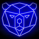 ADVPRO Origami Bear Head Face Ultra-Bright LED Neon Sign fn-i4082 - Blue