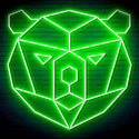 ADVPRO Origami Bear Head Face Ultra-Bright LED Neon Sign fn-i4082 - Golden Yellow