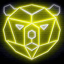 ADVPRO Origami Bear Head Face Ultra-Bright LED Neon Sign fn-i4082 - White & Yellow