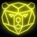 ADVPRO Origami Bear Head Face Ultra-Bright LED Neon Sign fn-i4082 - Yellow