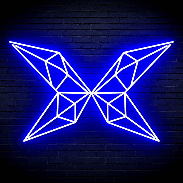 ADVPRO Origami Butterfly Ultra-Bright LED Neon Sign fn-i4083 - Blue