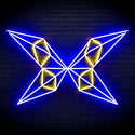 ADVPRO Origami Butterfly Ultra-Bright LED Neon Sign fn-i4083 - Blue & Yellow