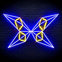 ADVPRO Origami Butterfly Ultra-Bright LED Neon Sign fn-i4083 - Blue & Yellow