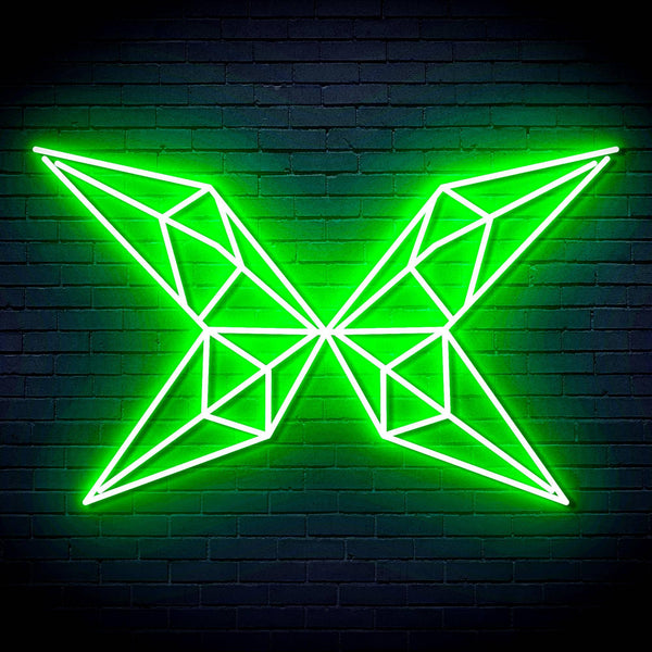 ADVPRO Origami Butterfly Ultra-Bright LED Neon Sign fn-i4083 - Golden Yellow