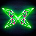 ADVPRO Origami Butterfly Ultra-Bright LED Neon Sign fn-i4083 - Green & Pink