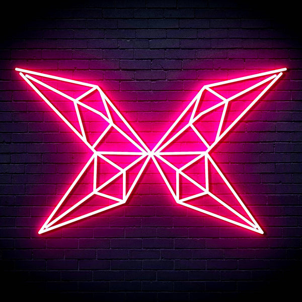ADVPRO Origami Butterfly Ultra-Bright LED Neon Sign fn-i4083 - Pink