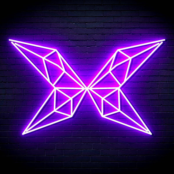 ADVPRO Origami Butterfly Ultra-Bright LED Neon Sign fn-i4083 - Purple