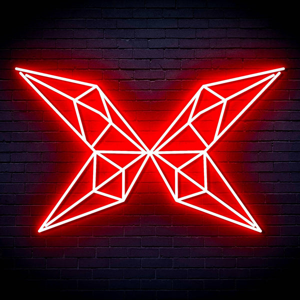 ADVPRO Origami Butterfly Ultra-Bright LED Neon Sign fn-i4083 - Red