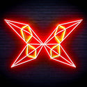 ADVPRO Origami Butterfly Ultra-Bright LED Neon Sign fn-i4083 - Red & Yellow