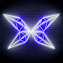 ADVPRO Origami Butterfly Ultra-Bright LED Neon Sign fn-i4083 - White & Blue