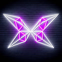 ADVPRO Origami Butterfly Ultra-Bright LED Neon Sign fn-i4083 - White & Purple