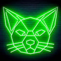 ADVPRO Origami Cat Head Face Ultra-Bright LED Neon Sign fn-i4084 - Golden Yellow