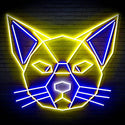 ADVPRO Origami Cat Head Face Ultra-Bright LED Neon Sign fn-i4084 - Multi-Color 2