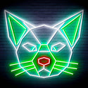 ADVPRO Origami Cat Head Face Ultra-Bright LED Neon Sign fn-i4084 - Multi-Color 4