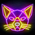 ADVPRO Origami Cat Head Face Ultra-Bright LED Neon Sign fn-i4084 - Multi-Color 9