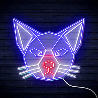 ADVPRO Origami Cat Head Face Ultra-Bright LED Neon Sign fn-i4084