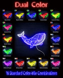ADVPRO Origami Whale Ultra-Bright LED Neon Sign fn-i4086 - Dual-Color