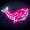 ADVPRO Origami Whale Ultra-Bright LED Neon Sign fn-i4086 - White & Pink