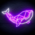 ADVPRO Origami Whale Ultra-Bright LED Neon Sign fn-i4086 - White & Purple