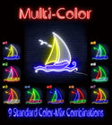 ADVPRO Windsurfing Yacht Ultra-Bright LED Neon Sign fn-i4087 - Multi-Color