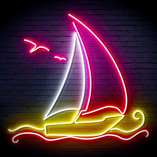 ADVPRO Windsurfing Yacht Ultra-Bright LED Neon Sign fn-i4087 - Multi-Color 2