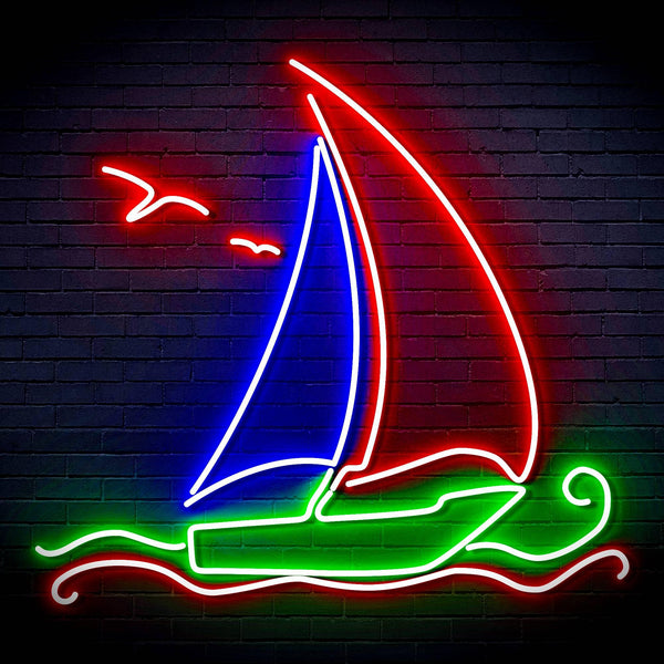 ADVPRO Windsurfing Yacht Ultra-Bright LED Neon Sign fn-i4087 - Multi-Color 6