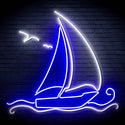 ADVPRO Windsurfing Yacht Ultra-Bright LED Neon Sign fn-i4087 - White & Blue