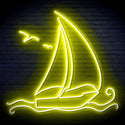 ADVPRO Windsurfing Yacht Ultra-Bright LED Neon Sign fn-i4087 - Yellow