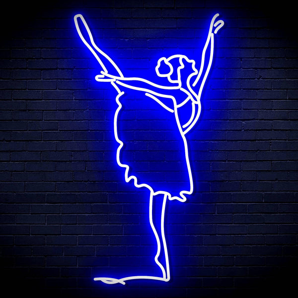 ADVPRO Lady Dancer Ultra-Bright LED Neon Sign fn-i4088 - Blue