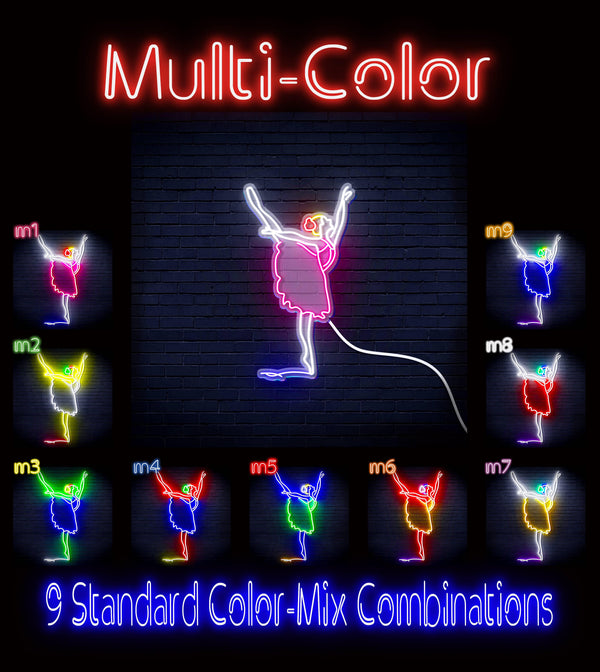 ADVPRO Lady Dancer Ultra-Bright LED Neon Sign fn-i4088 - Multi-Color