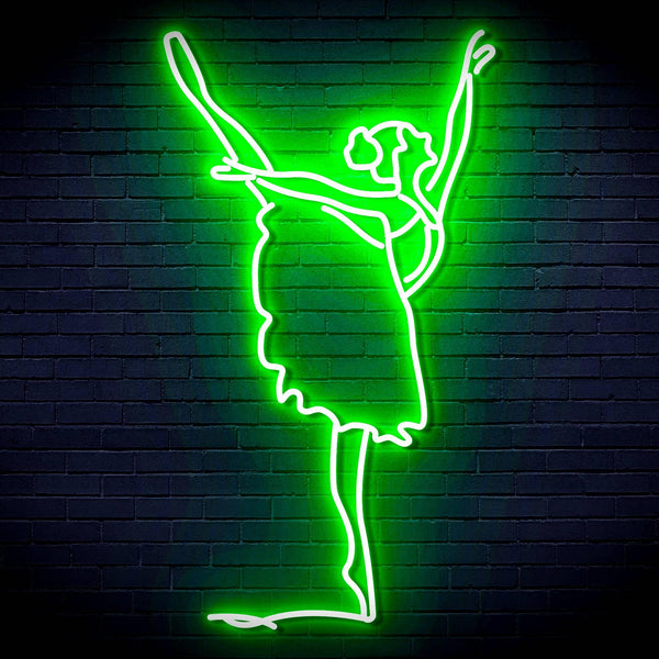 ADVPRO Lady Dancer Ultra-Bright LED Neon Sign fn-i4088 - Golden Yellow