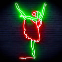 ADVPRO Lady Dancer Ultra-Bright LED Neon Sign fn-i4088 - Green & Red
