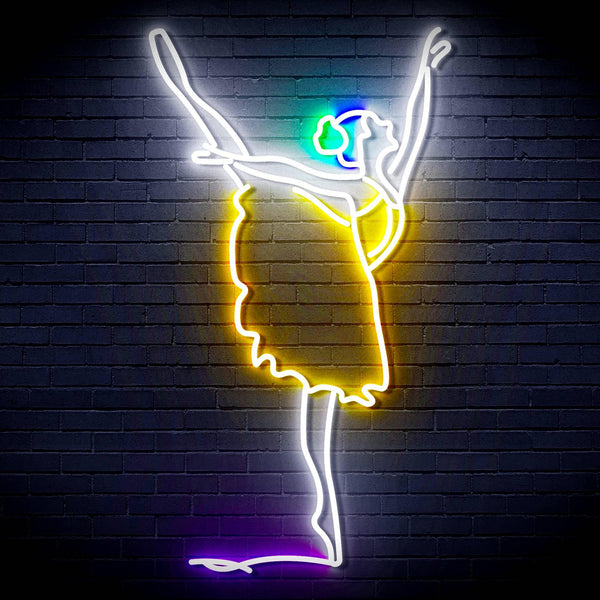 ADVPRO Lady Dancer Ultra-Bright LED Neon Sign fn-i4088 - Multi-Color 7
