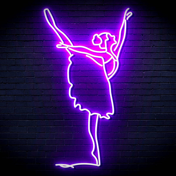 ADVPRO Lady Dancer Ultra-Bright LED Neon Sign fn-i4088 - Purple
