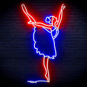 ADVPRO Lady Dancer Ultra-Bright LED Neon Sign fn-i4088 - Red & Blue