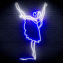 ADVPRO Lady Dancer Ultra-Bright LED Neon Sign fn-i4088 - White & Blue