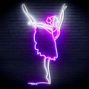ADVPRO Lady Dancer Ultra-Bright LED Neon Sign fn-i4088 - White & Purple