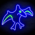 ADVPRO Pterodactyl Dinosaur Ultra-Bright LED Neon Sign fn-i4092 - Green & Blue