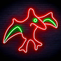 ADVPRO Pterodactyl Dinosaur Ultra-Bright LED Neon Sign fn-i4092 - Green & Red