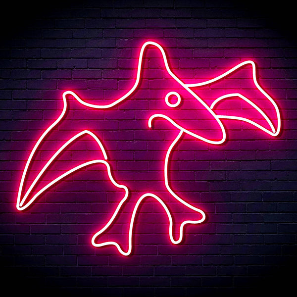 ADVPRO Pterodactyl Dinosaur Ultra-Bright LED Neon Sign fn-i4092 - Pink