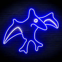 ADVPRO Pterodactyl Dinosaur Ultra-Bright LED Neon Sign fn-i4092 - White & Blue