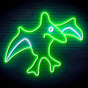 ADVPRO Pterodactyl Dinosaur Ultra-Bright LED Neon Sign fn-i4092 - White & Green