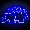 ADVPRO Stegosaurus Dinosaur Ultra-Bright LED Neon Sign fn-i4093 - Blue